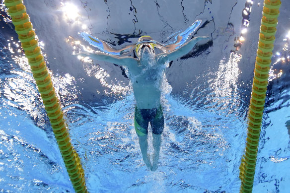 Zac Stubblety-Cook in action during the final.