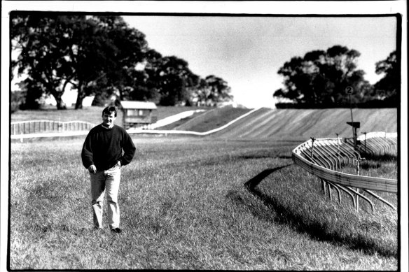 David Hayes at his South Australian operation, 1991.