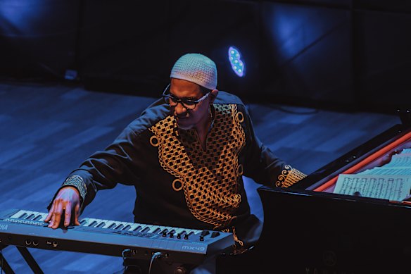 Danilo Pérez performs at the Melbourne Recital Centre during the Melbourne International Jazz Festival.