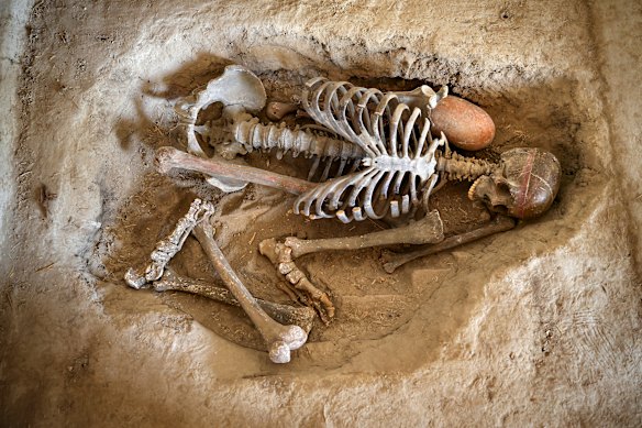The dead were buried under their house, often with an array of offers.