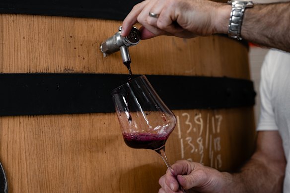 Straight from the barrel.