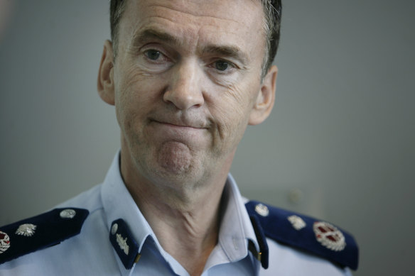 Sir Ken Jones in 2010 when he was Victoria Police's deputy commissoner.