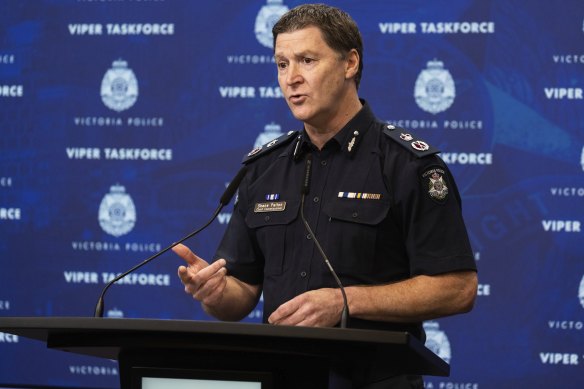 Victoria Police Chief Commissioner Shane Patton apologised to to First Peoples. 