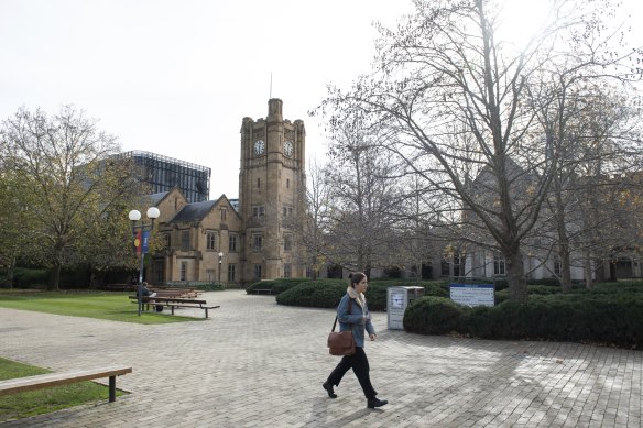 The University of Melbourne says the deep cuts to the intakes of top universities would cause lasting damage.