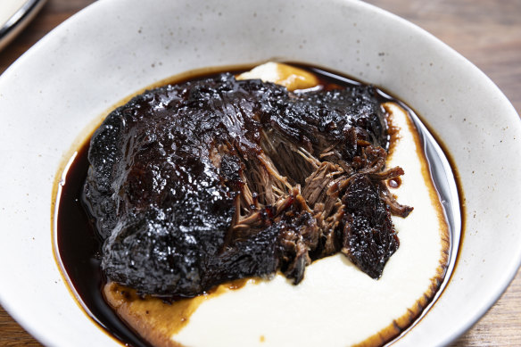 Beef cheek braised in Pedro Ximenez sherry.