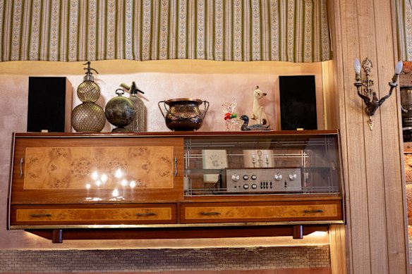 The shop is filled with trinkets collected from Vaccari’s nonna’s house.