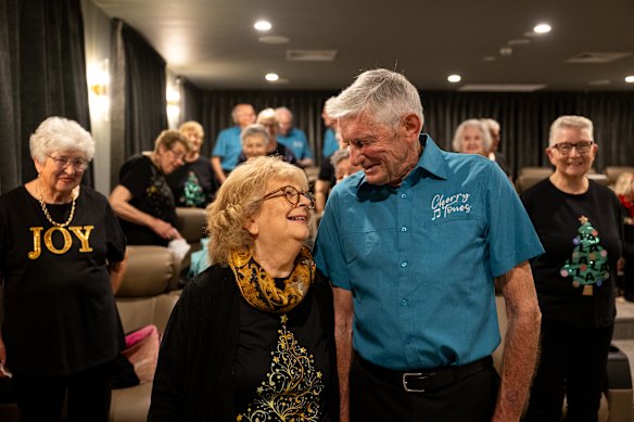 Marion Vaughan and Mike Lewis from The Cherry Tones.