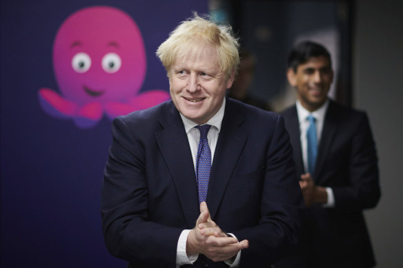 Boris Johnson is not a fan of current Prime Minister Rishi Sunak, right.