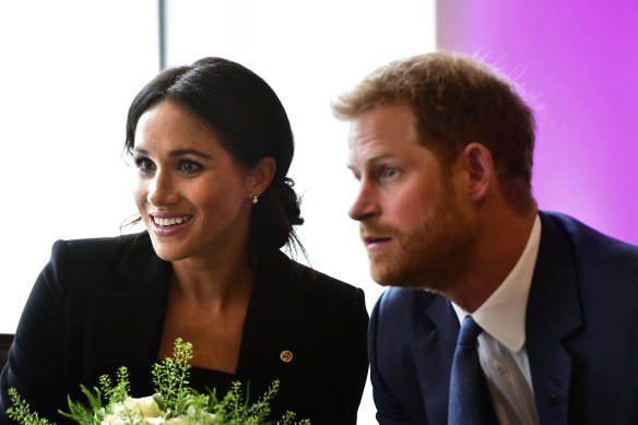 Prince Harry and Meghan, the Duke and Duchess of Sussex at the WellChild Awards in 2018: charity doesn’t pay the bills.