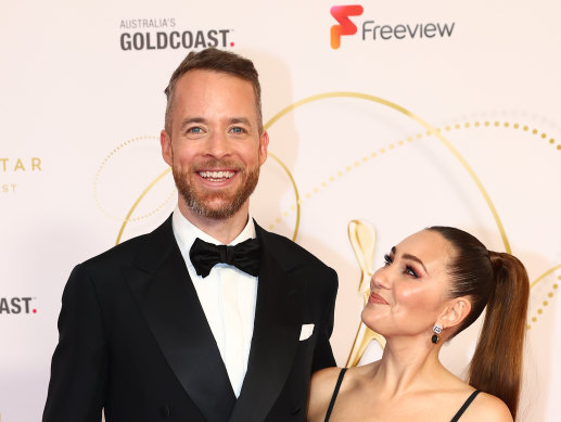 Hamish Blake and Zoe Foster Blake at the 62nd TV Week Logie Awards.