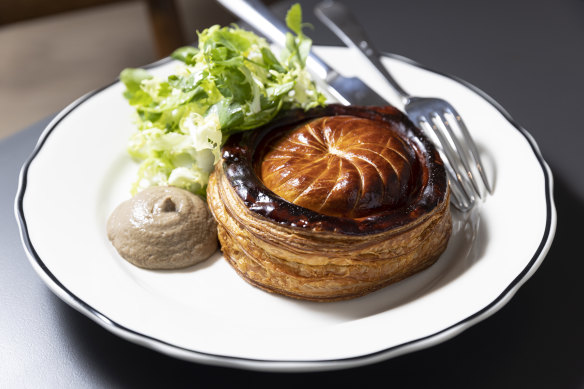 Go-to dish: Artichoke pie with mushroom ketchup.