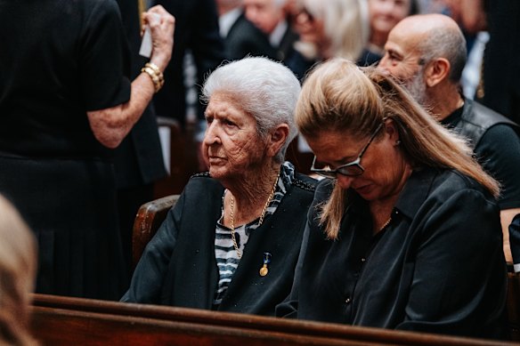 Former Olympic swimmer Dawn Fraser.