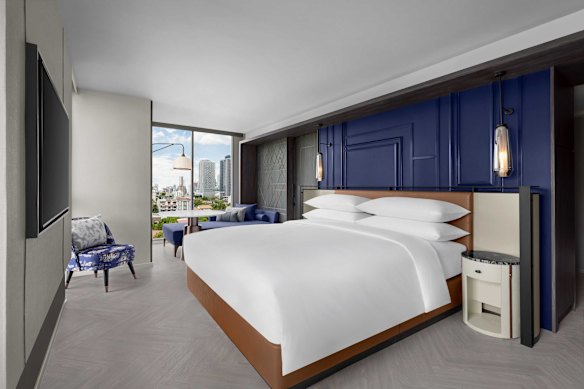 A sapphire premium king bedroom.