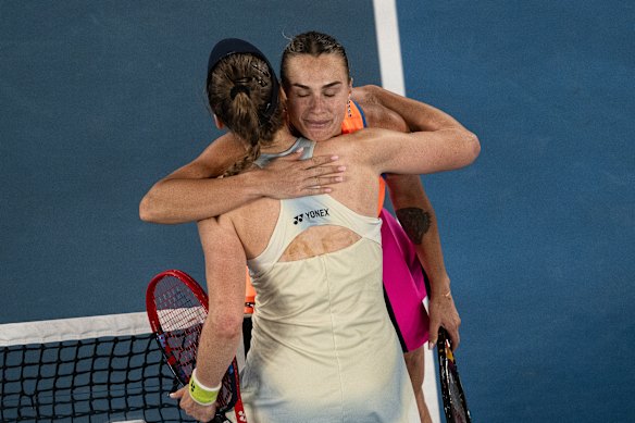 Rybakina and Aryna Sabalenka fought out a classic women’s final.