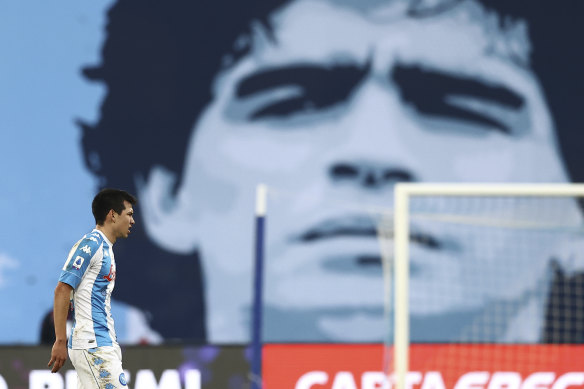 The football giant Diego Maradona died last month.