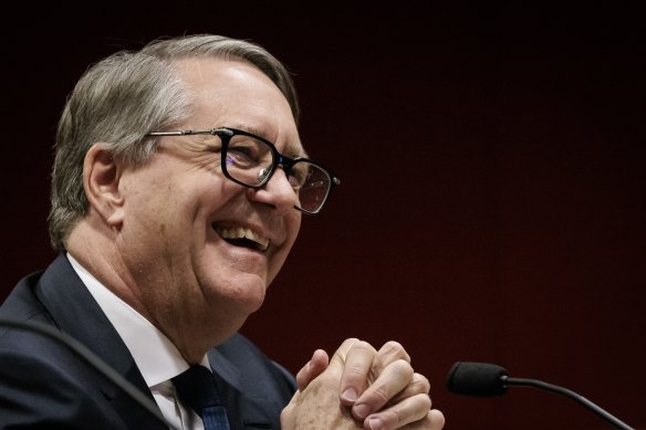 The Hon. Warwick Smith AO appears before the Barilaro inquiry.