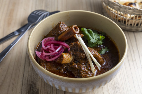 Go-to dish: Ghar ka gosht (goat curry).