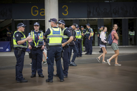 AFL games take up the biggest share of police resources out of any event.