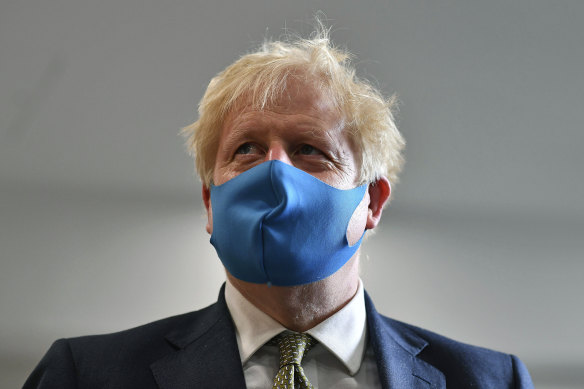 Prime Minister Boris Johnson  will make masks voluntary.