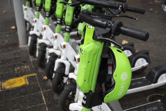 E-scooter rental company Lime says it is trying to crack down on riders riding on the footpath illegally. 