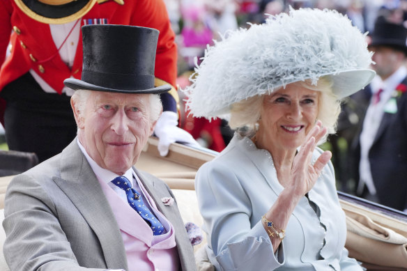 King Charles III and Queen Camilla at Royal Ascot earlier this month.