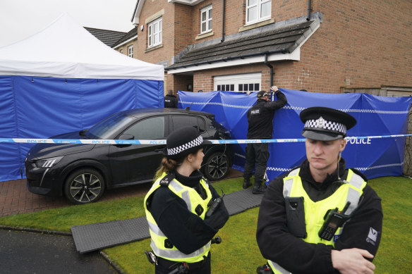 Police searched the home of Nicola Sturgeon and her husband, former chief executive of the Scottish National Party, Peter Murrell, in April.