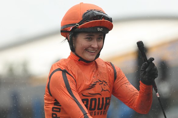 Jockey Jett Newman will ride Foxy Artist and Superstitious for Matthew Dunn on Monday.