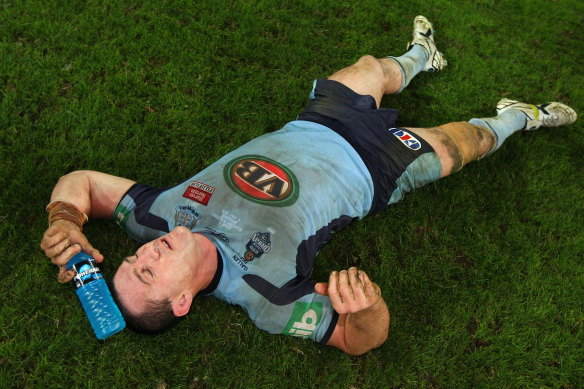 Paul Gallen tried to do it all for NSW.