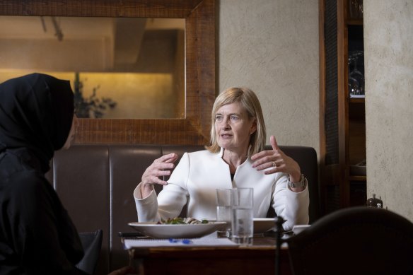 Over an almost two hour-lunch, Sarah Court regularly goes back to the theme of accountability and transparency. 
