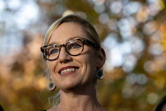 Newly elected Greens leader Larissa Waters.