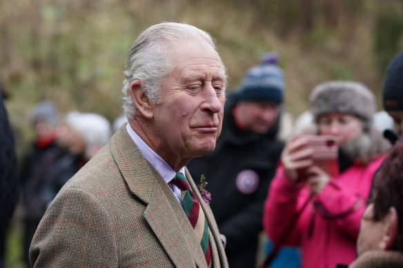 King Charles III in Scotland.