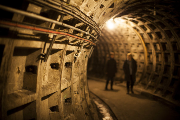 Exploring abandoned sections of London’s Underground.