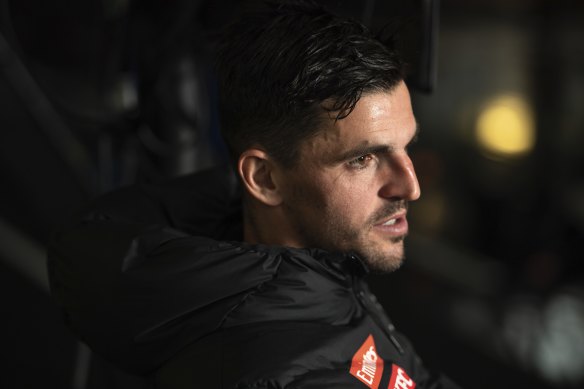 Collingwood skipper Scott Pendlebury has been a positive influence for Jordan De Goey.