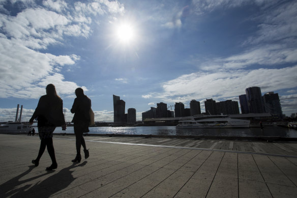 Warm weather and sun is predicted for the next few days in Melbourne.