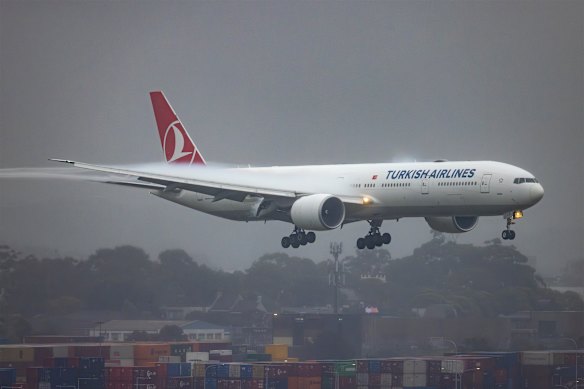 Turkish Airlines is not allowed to take on passengers during its stop in Kuala Lumpur on the way to Australia.