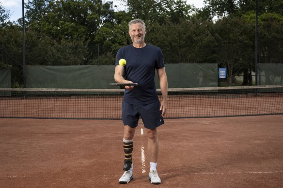 Hills competed in an all abilities tennis tournament in Melbourne earlier this year,