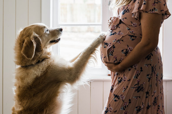 'I never thought I’d be announcing my pregnancy to my family via Zoom, but different times call for different measures.'