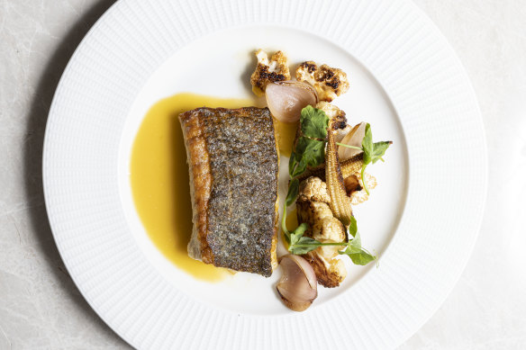 Go-to dish: Murray cod with grapefruit beurre blanc.