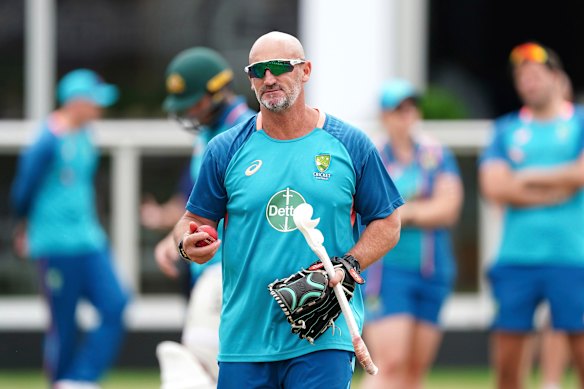 Australian batting coach Michael Di Venuto.