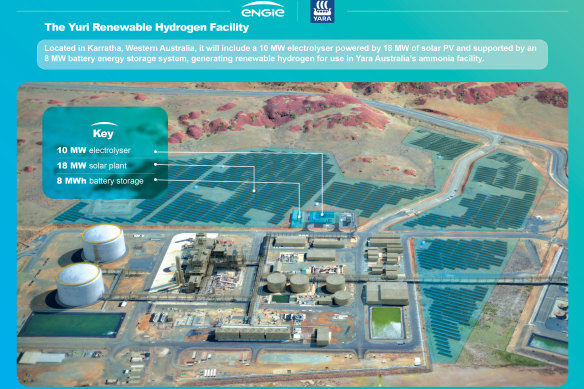 Construction of the hydrogen project in Western Australia’s Pilbara region is due to start in November.