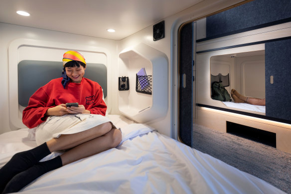 Lylo Auckland’s wallet-friendly sleeping pods.