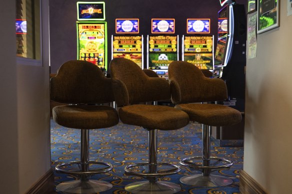 The Hastings Club has gone into liquidation so it can divest its gaming machines. 