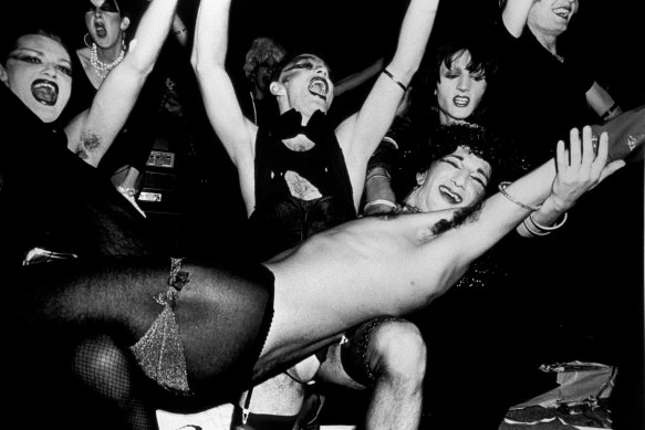 A Sylvia and the Synthetics fundraiser at the Paddington Town Hall in 1977.