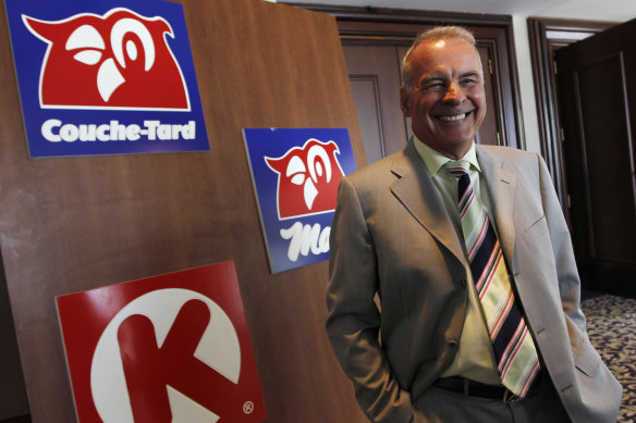 Alimentation Couche-Tard CEO の Alain Bouchard は、2005 年にセブンイレブンに買収について最初に打診しました。 