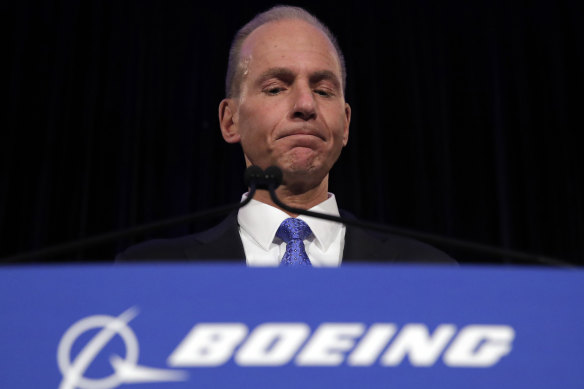 Boeing Chief Executive Dennis Muilenburg.