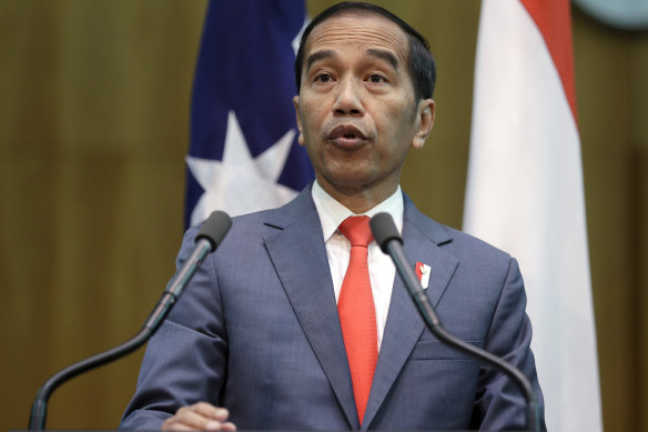 Indonesia’s President Joko Widodo was sued by Jakarta residents along with ministers responsible for air quality and health.