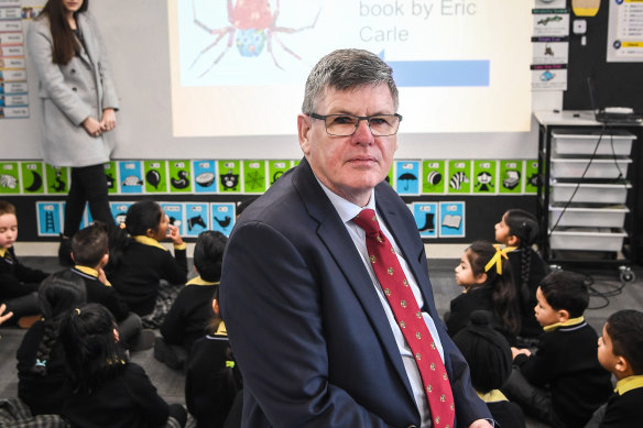 Bacchus Marsh Grammar principal Andrew Neal said enrolments at his school soared during the pandemic.