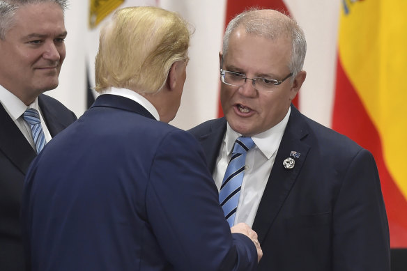Former prime minister Scott Morrison and US President Donald Trump had a good rapport as “surprise” election winners.