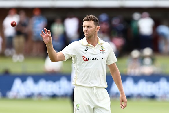 Josh Hazlewood returned from a stomach illness.