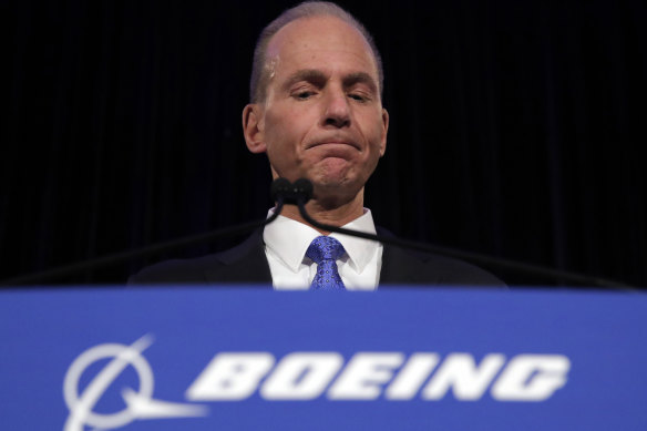 Boeing Chief Executive Dennis Muilenburg.